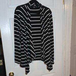 Chic Striped Women's Cardigan
